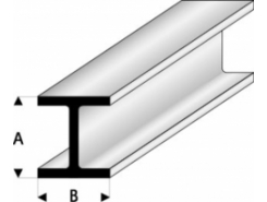 Profilo Profilo a H H-Column 1,5x1,5mm/0.06x0.06  x 100 cm