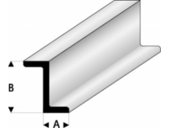 Profilo Profilo a Z Z-Beam 4,5x9,0mm/0.177x0.354  x 30 cm