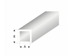 Profilo Profili Colorati Tube-Square-White 2,0x3,0mm/0.08x0.118  x 30 cm