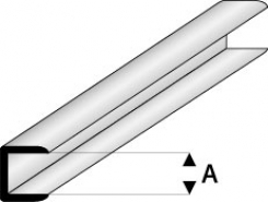 Profilo Profili x Lastre Edge Strip 3,0mm/0.118  x 100 cm