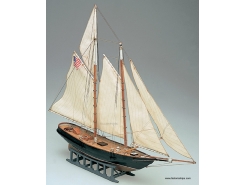 Modello kit barca AMERICA serie MINI MAMOLI scala 1:140