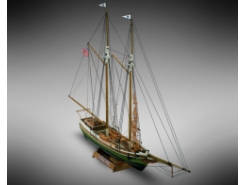 Modello kit barca FLYNG FISH serie MINI MAMOLI scala 1:100