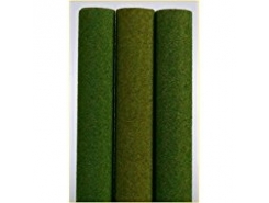 Tappeto erboso verde campo fiorito 100 x 250 cm ( Er Decor - ER.1554 )