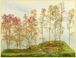 Alberi in filigrana Pacco-Medio +/- 12 alberi ( Er Decor - ER.2002 )