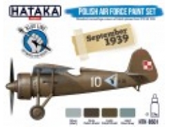 BS01 - Polish Air Force Paint set - 4 X 17 ML