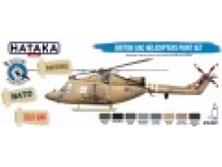 BS87 - British AAC Helicopters paint set - 8 X 17 ML