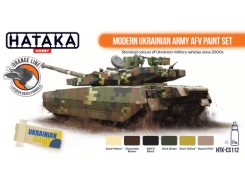 CS112 - Modern Ukrainian Army AFV paint set - 6 X 17 ML