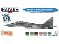 BS105 - MIG-29A/UB 4-colour scheme paint set - 6 X 17 ML