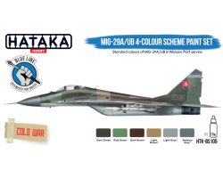Hataka Hobby MIG-29A/UB 4-colour scheme paint set