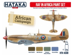 AS08 - RAF in Africa Paint Set - 4 X 17 ML