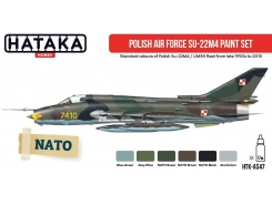 AS47 - Polish Air Force SU-22M4 Paint set - 6 X 17 ML