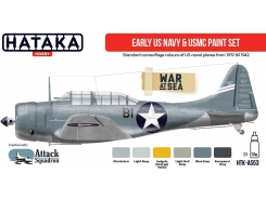 AS53 - Early US Navy & USMC Paint Set - 6 X 17 ML
