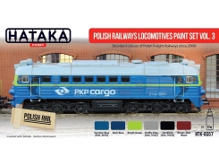 AS57 - Polish Railways Locomotives Paint set Vol.3 - 6 X 17 ML