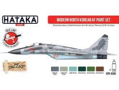 AS93 - Modern North Korean AF Paint Set - 6 X 17 ML