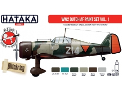 AS107 - WW2 Dutch AF paint set vol.1 - 6 X 17 ML