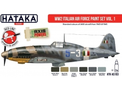 AS103 - WW2 Italian Air Force Paint Set Vol.1 - 6 X 17 ML