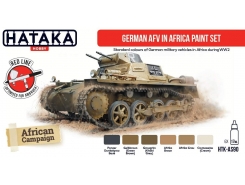 AS90 - German AFV in Africa Paint Set - 6 X 17 ML