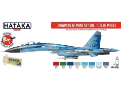 AS96 - Ukrainian AF paint set vol,1 (blue pixel) - 8 X 17 ML