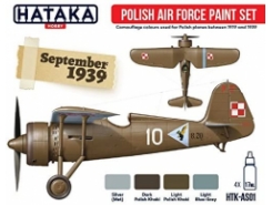 AS01 - Polish Air Force Paint set - 4 X 17 ML