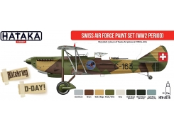 AS15 - Swiss Air Force Paint Set (WW2 Period) - 8 X 17 ML