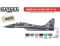 AS17 - Modern Polish Air Force paint set vol.1 - 6 X 17 ML