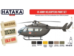 AS19 - US Army Helicopters paint set - 6 X 17 ML