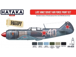 AS20 - Late WW2 Soviet Air Force Paint Set - 6 X 17 ML