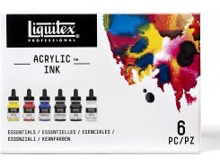 Liquitex Acrylic Ink Colori Essenziali - 6 x 30 ml