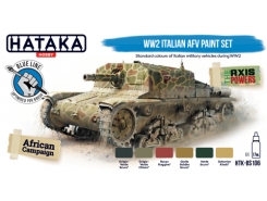 Hataka Hobby WW2 Italian AFV paint set