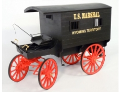 MODEL TRAILWAYS U.S. MARSHAL\'S JAIL WAGON - 1885 WYOMING TERRITORY