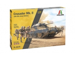 CRUSADER MK.IIWITH 8TH ARMY INFANTRY - 1:35