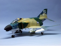 F-4D PHANTOM - SCALE RUBBER POWERED FLYING MODEL KIT - IN BALSA