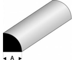 Profilo Quarto di Tondo Quarter Round Rod 1,5mm/0.06  x 30 cm