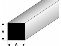 Profilo Quadrato Square 1,0mm / 0.04  x 100 cm