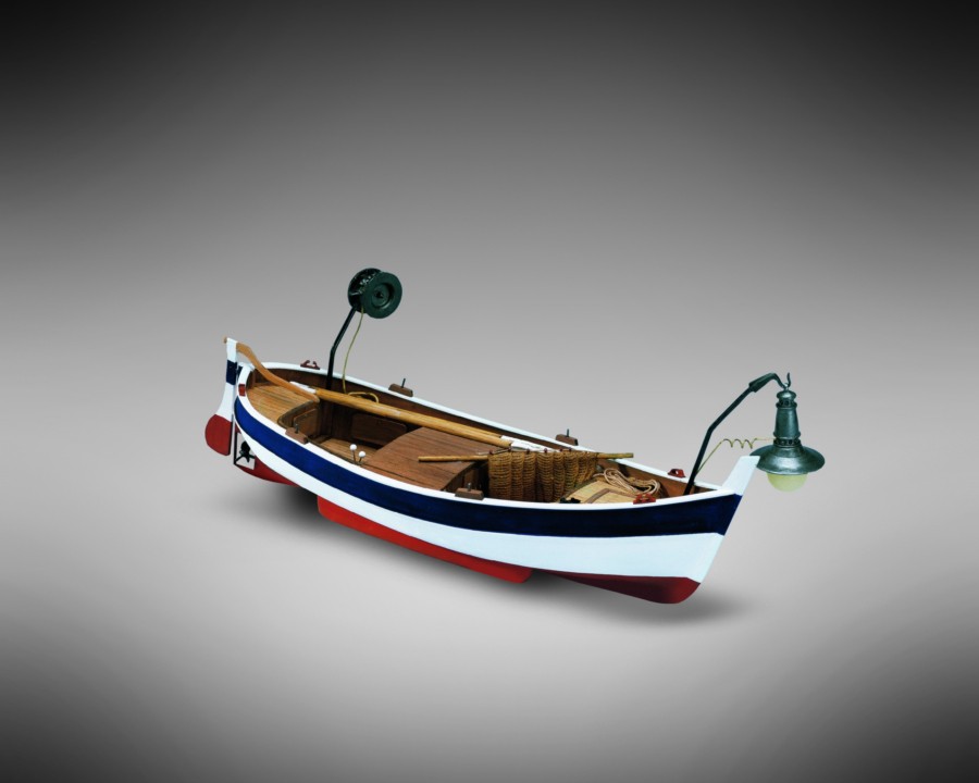 Milisten Kit Modello di Barca in Legno Micro Paesaggio Ornamenti per Barche Modello di Barca in Legno Kit Modello Ideale per Principianti per La Decorazione Dell'ufficio Casa 